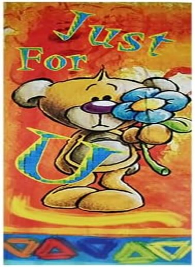 Greeting card with design for birthday congratulations/thanks/apology/engagement/marriage. Size(9x21).(D)